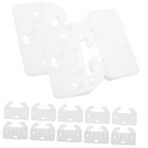 FUTUREORYY 15 Stück Teiliges Kunststoff Schubladenbodenschutz Crab Design Einfache Installation Rutschfester Schubladenstopper Praktische Führungsschienen für Kleiderschränke und Möbel von FUTUREORYY