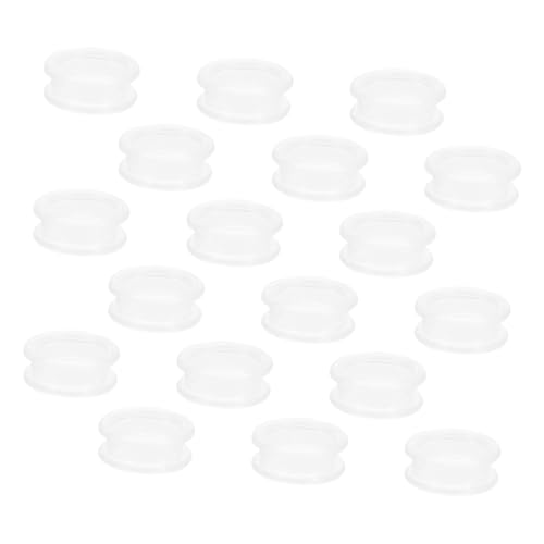 FUTUREORYY 18 Stück Scheren Silikonringe Scheren Fingergriffe Haarschneidegreifer Haarschneidescheren Abdeckungen Weiche Gummi Fingerringe Scheren Fingerringe Daumen Fingerringe von FUTUREORYY