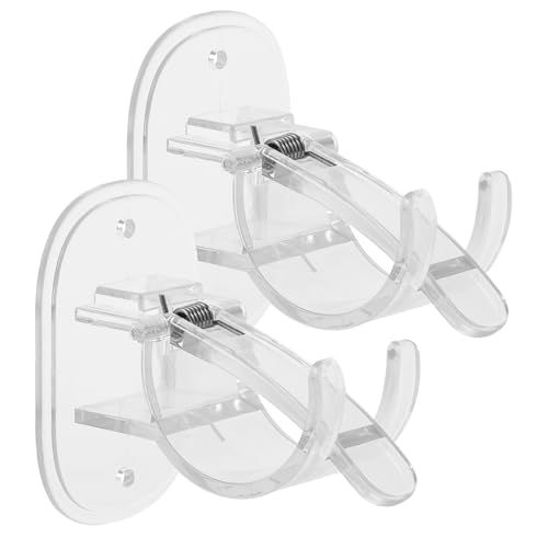 FUTUREORYY Gardinenstangenhalter Ohne Bohren Duschvorhang Halterung Robuster Gardinenstangenhaken Wandmontage Design Für Badezimmer Und Küche 2 Stück FUTUREORYY Gardinenstangenhalter Ohne Bohren Duschvorhang Halterung Robuster Gardinenstangenhaken Wandmontage Design Für Badezimmer Und Küche 2 Stück von FUTUREORYY