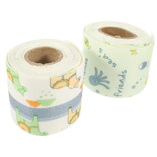 FUTUREORYY 2 Rollen Haustier Nageltrimmer Klebeband Selbstklebendes Nagelpflege Hamster Laufrad Verschleißfestes Tape zur Nagelpflege von Kleintieren Sicher und Praktisch für Zwerghamster von FUTUREORYY