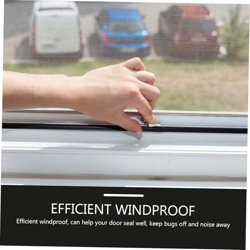 FUTUREORYY 2 Rollen Schwarzes Eva schaumstoff klebeband Breit Lang Stoßfestes Fensterdichtband Selbstklebend für Türen und Fenster Schutz vor Kratzern und Stößen von FUTUREORYY