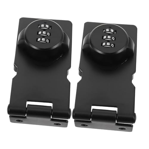 FUTUREORYY 2 STÜCK Schlüsselloses Zahlenschloss für Schränke Set Stabile Riegelschlösser für Küchenschubladen und Innentüren Einfache Bedienung Langlebige Konstruktion Schraubmontage Schwarz FUTUREORYY 2 STÜCK Schlüsselloses Zahlenschloss für Schränke Set Stabile Riegelschlösser für Küchenschubladen und Innentüren Einfache Bedienung Langlebige Konstruktion Schraubmontage Schwarz von FUTUREORYY