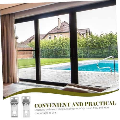 FUTUREORYY 2 Sätze Bifold Door Hardware Edelstahl Schiebetür Schiebetürführung Klappmechanismus für Schrank Schiebetür Reparatur Zubehör Vielseitig Falttür Kompatibel Geräuschlos FUTUREORYY 2 Sätze Bifold Door Hardware Edelstahl Schiebetür Schiebetürführung Klappmechanismus für Schrank Schiebetür Reparatur Zubehör Vielseitig Falttür Kompatibel Geräuschlos von FUTUREORYY