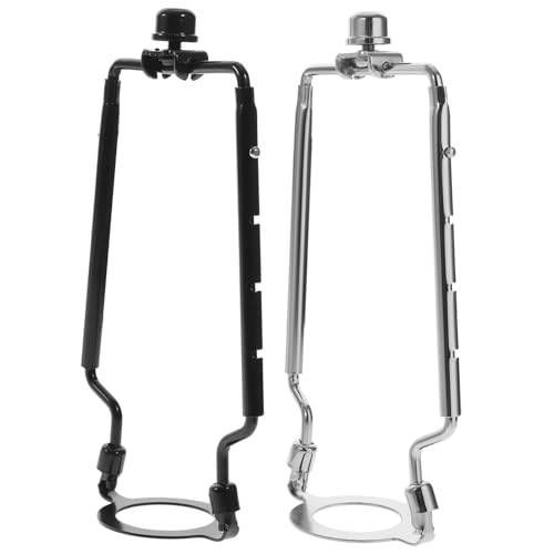 FUTUREORYY 2 Sätze Einstellbarer Lampenharp Metall Lampenschirmhalter Rostfrei für Hohe Lampenschirme Langlebiger Lampenhalter für Nachttisch Stehlampen Zeitgemäßes Design FUTUREORYY 2 Sätze Einstellbarer Lampenharp Metall Lampenschirmhalter Rostfrei für Hohe Lampenschirme Langlebiger Lampenhalter für Nachttisch Stehlampen Zeitgemäßes Design von FUTUREORYY