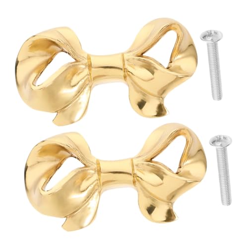 FUTUREORYY 2 Sätze Elegante Messing Möbelknöpfe Bowknot Geformte Schrankgriffe aus Robustem Messing für Kommode Kleiderschrank und Aufbewahrungsschrank Einfache Montage Luxuriöses Design FUTUREORYY 2 Sätze Elegante Messing Möbelknöpfe Bowknot Geformte Schrankgriffe aus Robustem Messing für Kommode Kleiderschrank und Aufbewahrungsschrank Einfache Montage Luxuriöses Design von FUTUREORYY