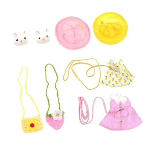 FUTUREORYY 2 Sätze Haustier Rabbit Geschirr Set mit Leine und Warmem Hut für Kleine Tiere Wie Kaninchen Leichte und Sichere Materialien Einfach Anzulegen Vollständiger Schutz für Bauch und von FUTUREORYY
