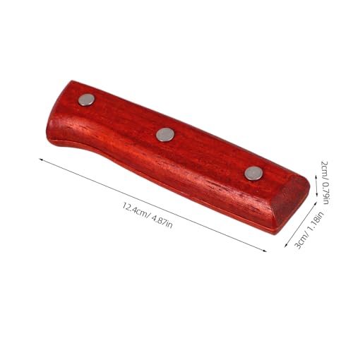 FUTUREORYY 2 Sätze Holzgriff Küchenmesser Ersatzgriff Ergonomisch Rutschfest Vielseitig Kompatibel für Traditionelle Kochwerkzeuge von FUTUREORYY
