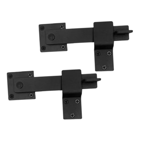 FUTUREORYY 2 Sätze Metall Türriegel Schwarz mit Komplettzubehör Robuste Riegel für Badezimmer Gartentore und Schiebetüren Einfache Montage Wetterbeständig Rustikaler Stil für Scheunen und FUTUREORYY 2 Sätze Metall Türriegel Schwarz mit Komplettzubehör Robuste Riegel für Badezimmer Gartentore und Schiebetüren Einfache Montage Wetterbeständig Rustikaler Stil für Scheunen und von FUTUREORYY