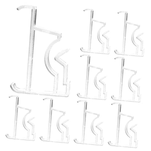 FUTUREORYY 2 Sätze Transparente Gardinenklammern Robust Langlebig Gardinenhalter Kompatibel Valance Blind Clips für Vorhänge Fensterdekoration Teilig von FUTUREORYY