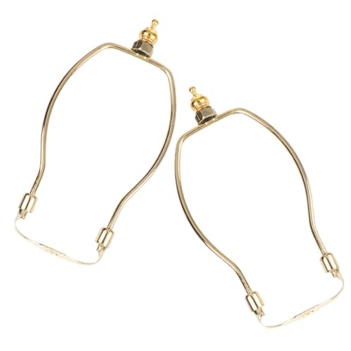 FUTUREORYY 2 Sätze Verchromter Lampenschirmhalter Hörner Halter Lampenfassung DIY Beleuchtungszubehör für Tisch Stehlampen Robust Langlebig FUTUREORYY 2 Sätze Verchromter Lampenschirmhalter Hörner Halter Lampenfassung DIY Beleuchtungszubehör für Tisch Stehlampen Robust Langlebig von FUTUREORYY