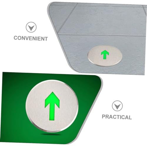 FUTUREORYY 2 Stck Glow in The Dark Edelstahl Pfeilschild Beidseitigem Leuchtpfeil Notausgangsschild Bodenmarkierung Sicherheitszeichen Robust und Langlebig für Bessere Sichtbarkeit im FUTUREORYY 2 Stck Glow in The Dark Edelstahl Pfeilschild Beidseitigem Leuchtpfeil Notausgangsschild Bodenmarkierung Sicherheitszeichen Robust und Langlebig für Bessere Sichtbarkeit im von FUTUREORYY