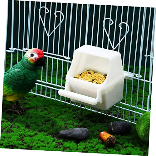 FUTUREORYY 2 Stck Vogelfutterbox aus Hochwertigem Kunststoff Transparenter Spritzwassergeschützter Futterspender für Papageien und Sittiche Leicht zu Reinigen Aufhängen im Käfig Geeignet FUTUREORYY 2 Stck Vogelfutterbox aus Hochwertigem Kunststoff Transparenter Spritzwassergeschützter Futterspender für Papageien und Sittiche Leicht zu Reinigen Aufhängen im Käfig Geeignet von FUTUREORYY