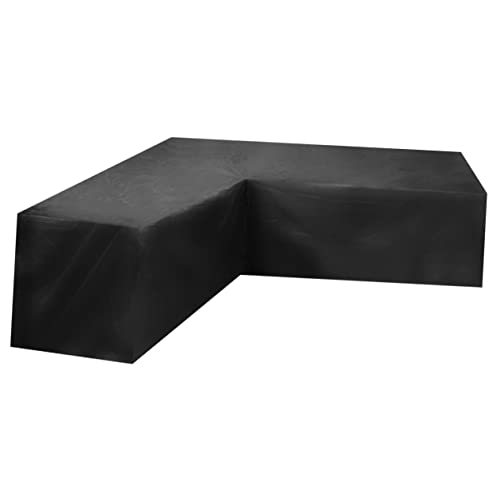 FUTUREORYY 2 Stück Ecksofa Abdeckung für Gartenmöbel Wasserdichter Möbel Schutzbezug Oxfordstoff mit Praktischen Zugbändern Geeignet für Förmige Sofas von FUTUREORYY