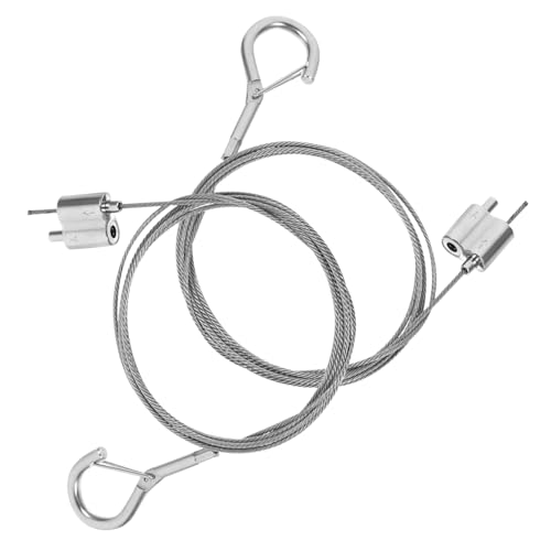 FUTUREORYY 2 Stück Edelstahl Bildaufhängeset Teilig mit Stahlseil Lang und Verstellbarem Drahtseilspanner Rostfrei Stabile Haken für Bilderrahmen und Lampen Einfach zu Montieren Langlebig FUTUREORYY 2 Stück Edelstahl Bildaufhängeset Teilig mit Stahlseil Lang und Verstellbarem Drahtseilspanner Rostfrei Stabile Haken für Bilderrahmen und Lampen Einfach zu Montieren Langlebig von FUTUREORYY