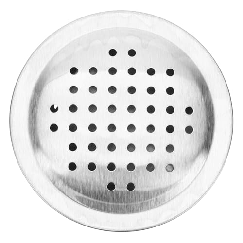 FUTUREORYY 2 Stück Edelstahl Möbel Lüftungsgitter Rundes Luftventil für Schrank und Korrosionsbeständig Rostfrei Teiliges Praktisch und Langlebig für Möbelbelüftung von FUTUREORYY