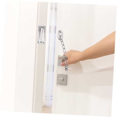 FUTUREORYY 2 Stück Edelstahl Türsicherheitskette Kindersicherung Türkette mit Robustem Kettenschloss Kindersicher Schutz für Zuhause und Büro Einfache Montage Langlebiger Einbruchschutz von FUTUREORYY