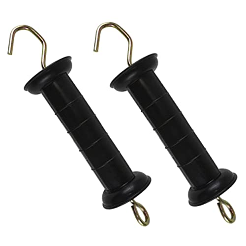 FUTUREORYY 2 Stück Elektrischer Zaunhandgriff Isoliert UV beständig Robust für Weidezaun Ersatzteil Praktisches Gartenzubehör Ergonomisch Sicher von FUTUREORYY