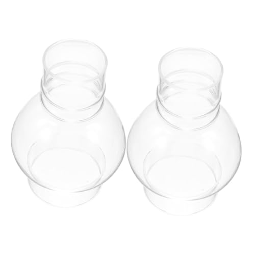 FUTUREORYY 2 Stück Glass Lamp Chimney Ersatzglas für Petroleumlampe Hohe Robuste Hurricane Lampenschirme Durchmesser Windgeschützte Vintage Öllampenabdeckung FUTUREORYY 2 Stück Glass Lamp Chimney Ersatzglas für Petroleumlampe Hohe Robuste Hurricane Lampenschirme Durchmesser Windgeschützte Vintage Öllampenabdeckung von FUTUREORYY