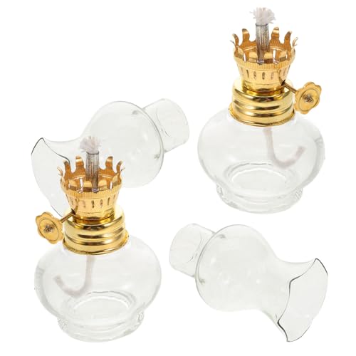 FUTUREORYY 2 Stück Kleine Vintage Petroleumlampe aus mit Docht Dekorative Retro Tischlampe für Wohnzimmer Schlafzimmer Atmosphärische Öllampe FUTUREORYY 2 Stück Kleine Vintage Petroleumlampe aus mit Docht Dekorative Retro Tischlampe für Wohnzimmer Schlafzimmer Atmosphärische Öllampe von FUTUREORYY