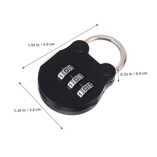 FUTUREORYY 2 Stück Kleines Kombinationsschloss mit Niedlichem Cartoon Design Tragbares Zahlenschloss für Gepäck Spinde Reisetaschen Vielseitig für Indoor und Outdoor Einfach zu Bedienen FUTUREORYY 2 Stück Kleines Kombinationsschloss mit Niedlichem Cartoon Design Tragbares Zahlenschloss für Gepäck Spinde Reisetaschen Vielseitig für Indoor und Outdoor Einfach zu Bedienen von FUTUREORYY