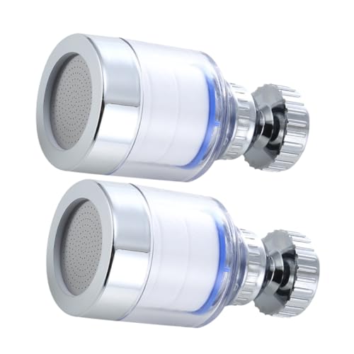 FUTUREORYY 2 Stück Küchen Wasserhahn Aufsatz mit Drehbarem Wasserstrahl Wassersparender Strahlregler mit Filtersieb Einfach zu Installierender Auslauf Aufsatz für Küchenarmaturen Kalkfilter FUTUREORYY 2 Stück Küchen Wasserhahn Aufsatz mit Drehbarem Wasserstrahl Wassersparender Strahlregler mit Filtersieb Einfach zu Installierender Auslauf Aufsatz für Küchenarmaturen Kalkfilter von FUTUREORYY