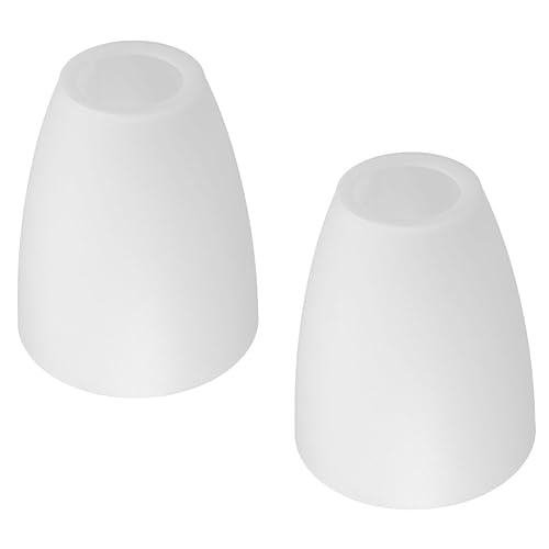 FUTUREORYY 2 Stück Kunststoff Lampenschirm Öffnung Mittelgroß Weiß Ersatz Lampenabdeckung für Tischlampe Pendelleuchte Wandlampe Wohnraumdekoration FUTUREORYY 2 Stück Kunststoff Lampenschirm Öffnung Mittelgroß Weiß Ersatz Lampenabdeckung für Tischlampe Pendelleuchte Wandlampe Wohnraumdekoration von FUTUREORYY
