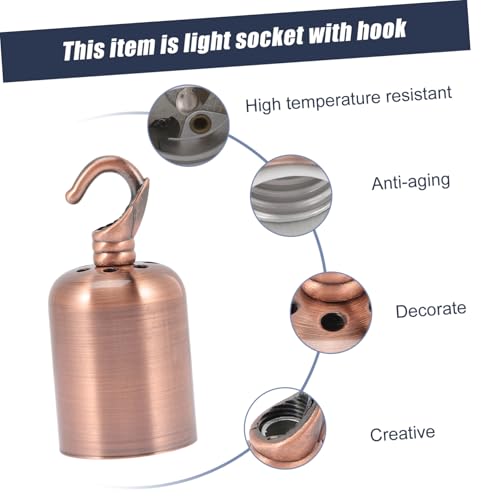 FUTUREORYY 2 Stück Lampenfassung Keramik Selbstsichernd Hitzebeständig mit Aufhängungskabel für Wohnzimmer Schlafzimmer Cafe Büro Beleuchtung Zubehör FUTUREORYY 2 Stück Lampenfassung Keramik Selbstsichernd Hitzebeständig mit Aufhängungskabel für Wohnzimmer Schlafzimmer Cafe Büro Beleuchtung Zubehör von FUTUREORYY