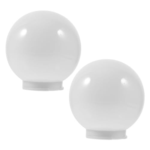 FUTUREORYY 2 Stück Lampenschirme Ø Kugel Lampenabdeckung Ersatz Lampenpfosten Lampenglobe Zubehör für Außenbeleuchtung und Wandlampen FUTUREORYY 2 Stück Lampenschirme Ø Kugel Lampenabdeckung Ersatz Lampenpfosten Lampenglobe Zubehör für Außenbeleuchtung und Wandlampen von FUTUREORYY