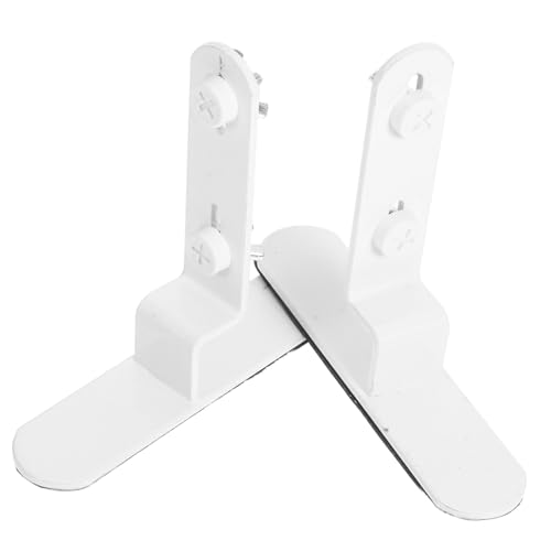 FUTUREORYY 2 Stück Metall Pegboard Halterung Tischhalterung Wandmontage Organizer Flexibel Verstellbar Langlebig für Büro Küche Zuhause Weiß von FUTUREORYY