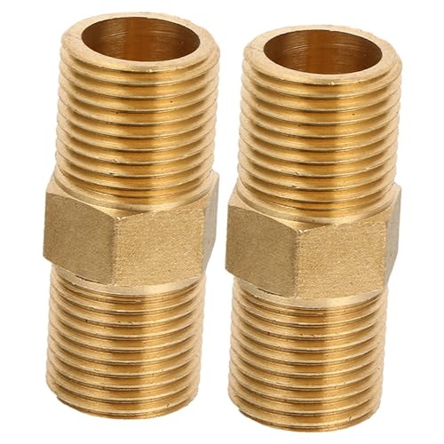 FUTUREORYY 2 Stück Npt Wasser Schlauchverbinder aus Massivem Messing Robuste Gartenschlauch Kupplung Langlebiger Adapter für Schlauchanschlüsse und Wohnmobilinstallation FUTUREORYY 2 Stück Npt Wasser Schlauchverbinder aus Massivem Messing Robuste Gartenschlauch Kupplung Langlebiger Adapter für Schlauchanschlüsse und Wohnmobilinstallation von FUTUREORYY