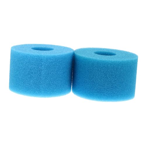 FUTUREORYY 2 Stück Pool Filter Schwamm Wiederverwendbarer Filterschwamm für Poolpumpe Flexible Langlebige Filtereinsätze mit Hohem Rückstellvermögen Effektive Schmutzfilterung für Klares von FUTUREORYY