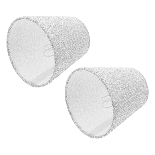 FUTUREORYY 2 Stück Praktischer Lampenschirm aus Stoff Silberglanz Robuste Lichtabdeckung für Schreibtisch und Pendelleuchten Einfach zu Montieren Stilvoller Indoor Lichtschutz für Wohnzimmer FUTUREORYY 2 Stück Praktischer Lampenschirm aus Stoff Silberglanz Robuste Lichtabdeckung für Schreibtisch und Pendelleuchten Einfach zu Montieren Stilvoller Indoor Lichtschutz für Wohnzimmer von FUTUREORYY