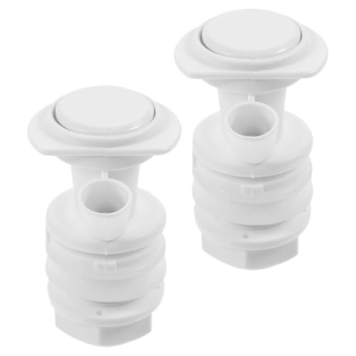 FUTUREORYY 2 Stück Push Button Wasserauslauf Kunststoff Wasserhahn Ersatz Trinkwasserspender Hahn für Heiß und Kaltwasser Heimgebrauch Einfach zu Bedienen von FUTUREORYY