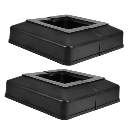 FUTUREORYY 2 Stück Quadratische Pfostenkappen Kunststoff Split Design Dekorative Abdeckkappen für Zaunpfosten Robuste Geländer Säulenabdeckung Einfach zu Montieren Langlebig FUTUREORYY 2 Stück Quadratische Pfostenkappen Kunststoff Split Design Dekorative Abdeckkappen für Zaunpfosten Robuste Geländer Säulenabdeckung Einfach zu Montieren Langlebig von FUTUREORYY