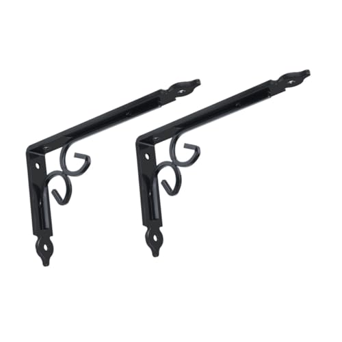 FUTUREORYY 2 Stück Schwere Regalhalterung Wandstütze für Abstellraum und Kellerregal Montage Robuste DIY Wandwinkel mit Hoher Tragkraft für Küche und Werkstatt von FUTUREORYY