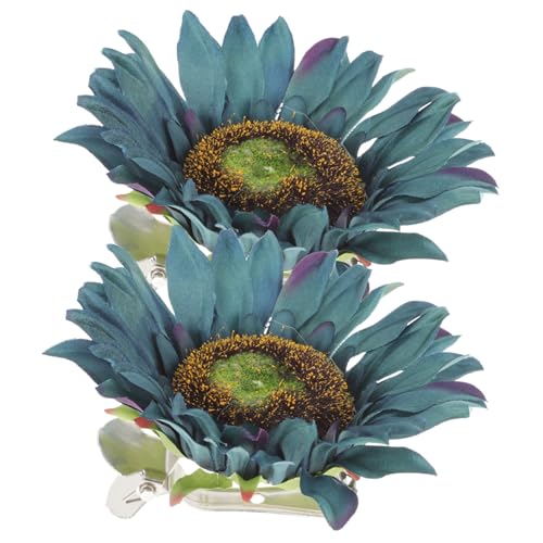 FUTUREORYY 2 Stück Sonnenblumen Vorhangklammern Raffhalter Clips aus Stabilem Material Dekorative Drapery Holdbacks für Vorhänge Fenster Wohnliche Bindeklemmen ohne Bohren für Zuhause und von FUTUREORYY