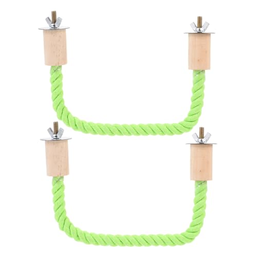 FUTUREORYY 2 Stück Teiliges Papageien Sitzstangen aus Robustem Baumwollseil Vogelspielzeug für Wellensittiche und Sittiche Kletter und Ruheplatz für Käfigvögel Lang Grün zum Einhängen FUTUREORYY 2 Stück Teiliges Papageien Sitzstangen aus Robustem Baumwollseil Vogelspielzeug für Wellensittiche und Sittiche Kletter und Ruheplatz für Käfigvögel Lang Grün zum Einhängen von FUTUREORYY