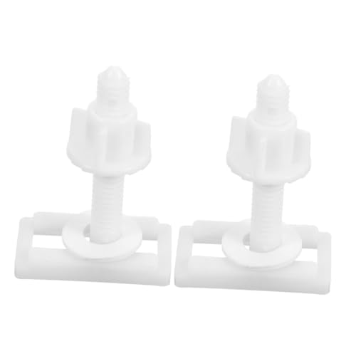 FUTUREORYY 2 Stück Teiliges Wc Sitz Ersatzteile aus Kunststoff Schrauben und Muttern Rostbeständig Stabile Befestigung Kompatibel mit Vielen Toilettensitzen Einfache Installation für FUTUREORYY 2 Stück Teiliges Wc Sitz Ersatzteile aus Kunststoff Schrauben und Muttern Rostbeständig Stabile Befestigung Kompatibel mit Vielen Toilettensitzen Einfache Installation für von FUTUREORYY