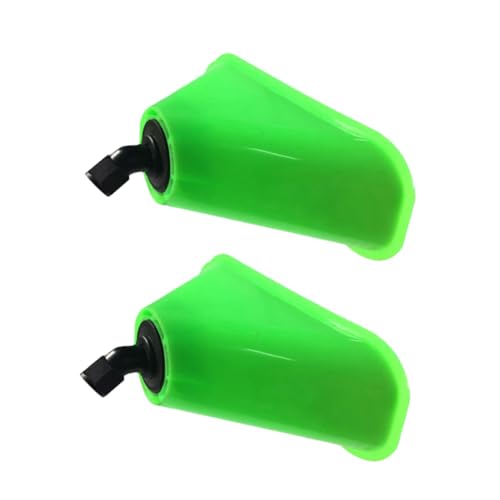 FUTUREORYY 2 Stück Teiliges Winddichtes Sprühdüsen Zubehör aus Robustem Kunststoff Ventilatorförmige Abdeckung für Gartenspritze Schützt vor Wasserspritzern Einfach zu Montieren und Abnehmbar von FUTUREORYY