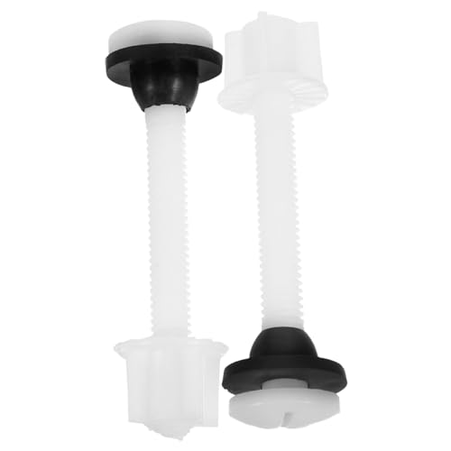 FUTUREORYY 2 Stück Toilettensitz Schrauben Ersatz Abs Gummi Rostfrei Langlebig Befestigung Wc Sitz Zubehör Einfache Montage von FUTUREORYY