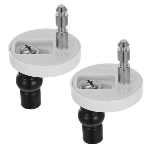 FUTUREORYY 2 Stück Toilettensitz Schrauben Langlebige Wc Sitz Befestigungsschrauben aus Gummi und Einfache Montage Stabile Halterung für Toilettensitze Ersatzteile für Wc Deckel von FUTUREORYY