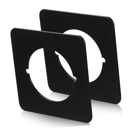 FUTUREORYY 2 Stück Türreparaturplatten aus Edelstahl Türgriffverstärkung mit Verstärktem Schließblech Schutzplatten für Innentüren Widerstandsfähig gegen Einbruch Sichere Montage Abgerundete von FUTUREORYY