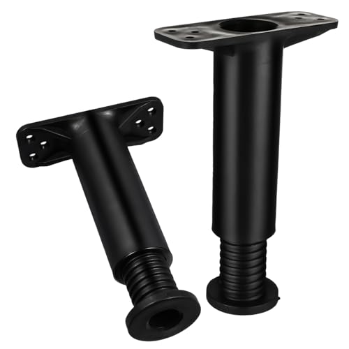 FUTUREORYY 2 Stück Verstellbare Möbelbeine Bettrahmen Stützbeine Mittelsteg Ersatz Füße Bettgestell Belastbar Möbelstütze für Lattenrost und Bettrahmen von FUTUREORYY