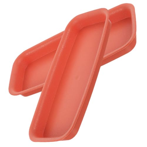 FUTUREORYY 2 Stück Wasserschale rechteckige Pflanzenuntertasse Pflanzentopfsaucer rechteckige Untertasse Pflanzschalen aus Kunststoff für Töpfe Blumenpot -Untertassen Topfuntertassen Plastik von FUTUREORYY