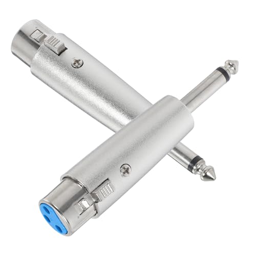 FUTUREORYY 2 Stück Xlr Audioadapter für Professionelle Audiogeräte Zuverlässige Signalübertragung und Einfache Verbindung für Musik und Aufnahme von FUTUREORYY