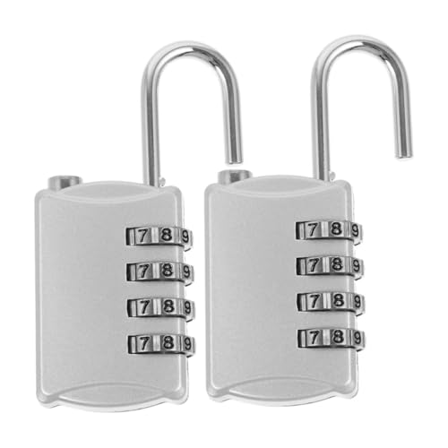 FUTUREORYY 2 Stück Zahlenschloss Robustes Vorhängeschloss mit Taktilem Tastencode für Schränke Fitnessstudio Spinde und Werkzeugkoffer Langlebig Kratzfest und Sicher FUTUREORYY 2 Stück Zahlenschloss Robustes Vorhängeschloss mit Taktilem Tastencode für Schränke Fitnessstudio Spinde und Werkzeugkoffer Langlebig Kratzfest und Sicher von FUTUREORYY
