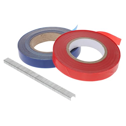FUTUREORYY 20 Rollen Teiliges Pflanzenbindeband mit Roten und Blauen PVC Bändern Wiederverwendbar und Wetterbeständig Inklusive Heftklammern für Kletterpflanzen Blumen und Gartenpflanzen zur FUTUREORYY 20 Rollen Teiliges Pflanzenbindeband mit Roten und Blauen PVC Bändern Wiederverwendbar und Wetterbeständig Inklusive Heftklammern für Kletterpflanzen Blumen und Gartenpflanzen zur von FUTUREORYY