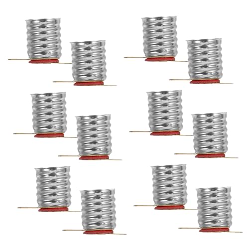 FUTUREORYY 20 Stück Lampenfassung Mini Schraubsockel für Kleine Glühbirnen für Physikexperimente und DIY Projekte Vielseitig Einsetzbar und Labors von FUTUREORYY