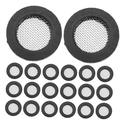 FUTUREORYY 20 Stück Teiliges Dichtungsring Edelstahlnetzfilter Gummi-dichtung für Wasserhahn Duschkopf und Absperrventil Rostfrei Vielseitig Einsetzbar Einfache Montage Langlebig FUTUREORYY 20 Stück Teiliges Dichtungsring Edelstahlnetzfilter Gummi-dichtung für Wasserhahn Duschkopf und Absperrventil Rostfrei Vielseitig Einsetzbar Einfache Montage Langlebig von FUTUREORYY