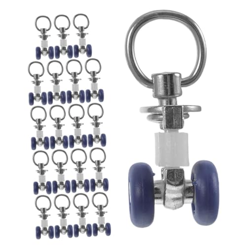 FUTUREORYY 20 Stück Teiliges Gardinenschienen Zubehör aus Edelstahl Geräuschlose Doppelrollen für Deckenmontage Langlebige Vorhanggleiter für Gardinen Raumteiler und Schwere Vorhänge FUTUREORYY 20 Stück Teiliges Gardinenschienen Zubehör aus Edelstahl Geräuschlose Doppelrollen für Deckenmontage Langlebige Vorhanggleiter für Gardinen Raumteiler und Schwere Vorhänge von FUTUREORYY